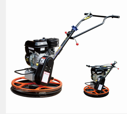 5.5 Hp Gasoline Hand Held Concrete Finishing Power Trowel With 60cm Work Diameter