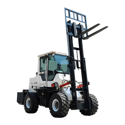 Articulated Ride-on Rough Terrain Fork Lift Trucks Mountain Forest Transport Off-Road Forklift