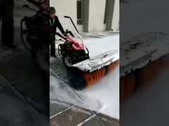 a vassoura da neve 380v faz à máquina a largura quente à mão do ventilador 500mm da neve 13HP